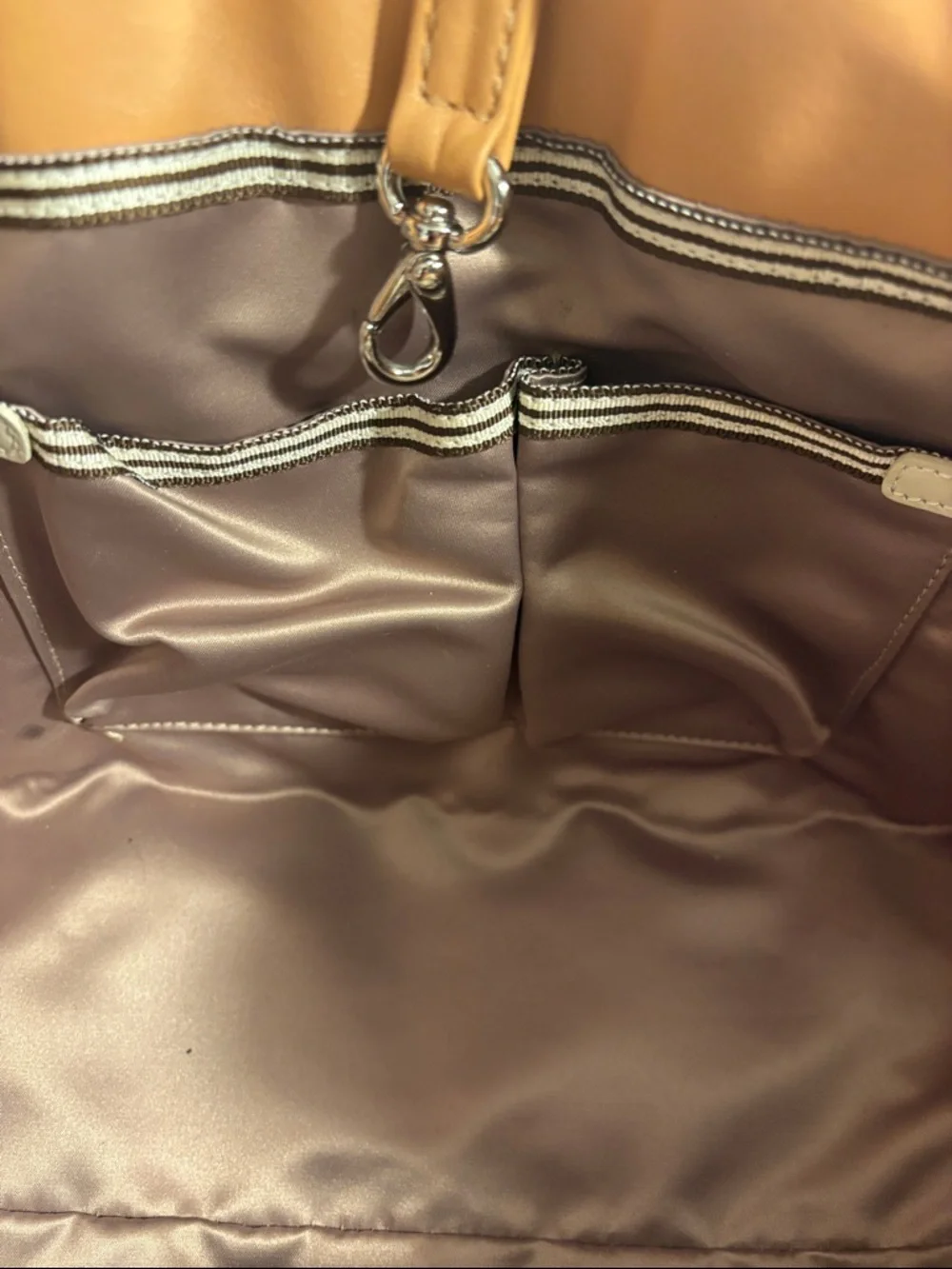 RARE Henri Bendel West 57th 🐍 Snakeskin Leather Tote ❤️ - Picture 9 of 9